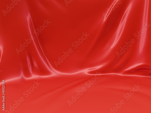 red background