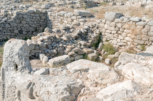 Ancient Thera on Santorini.