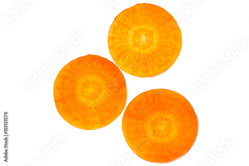 Drei Karottenscheiben 2