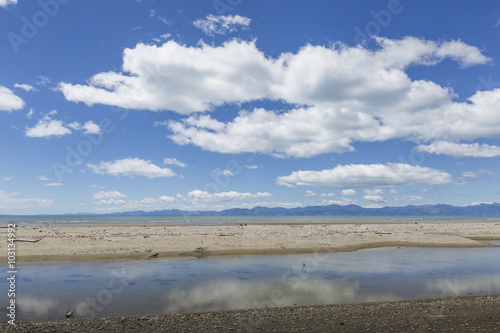 Calm seas of the Abel Tasman National Park, South Island, New Ze