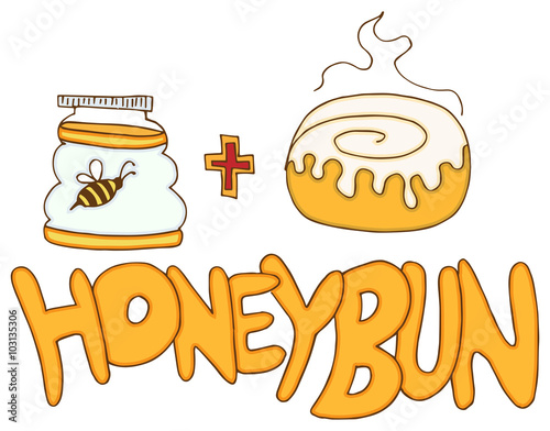 Honey Bun Valentine Message