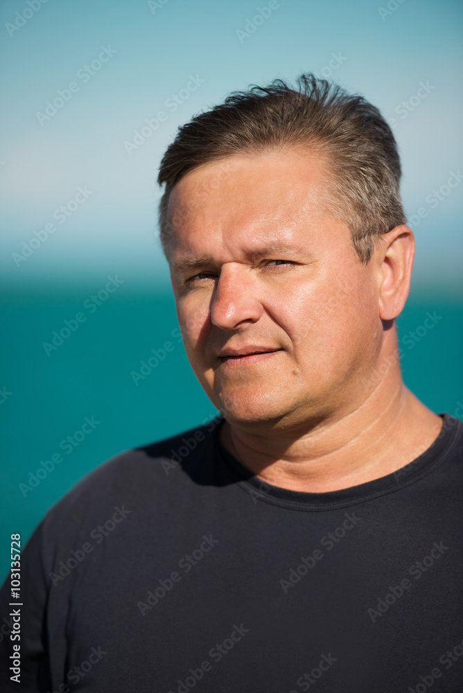 Portrait of caucasian men