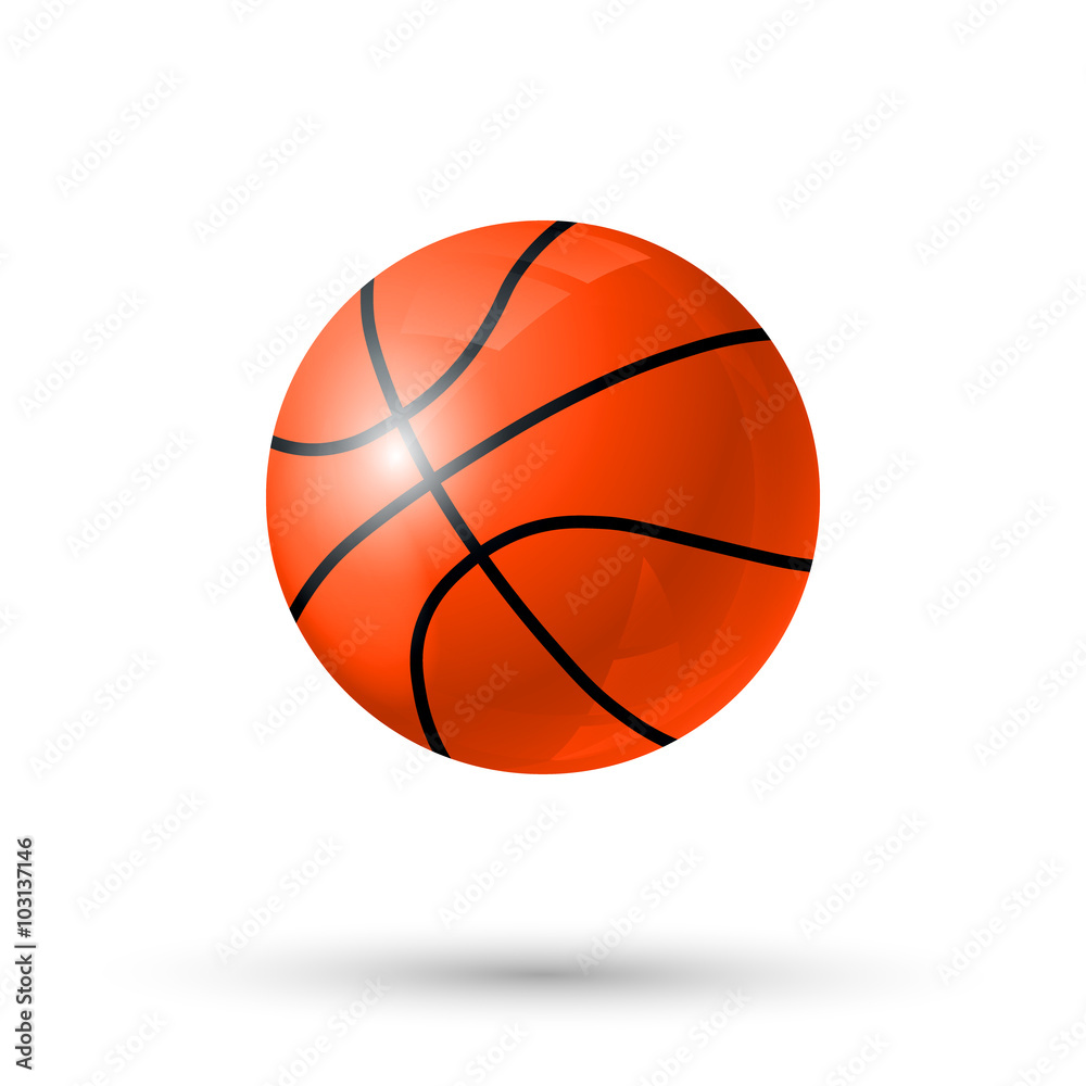 Baskettball ball icon