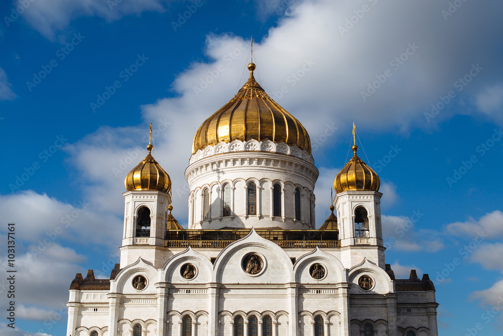 Cathedral of Christ the Saviour in Moscow, Russia