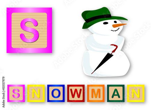 S Is For Snowman