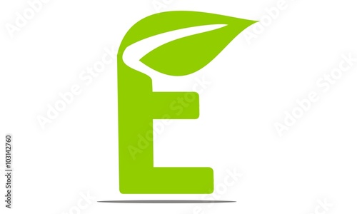  Letter E Leaf 