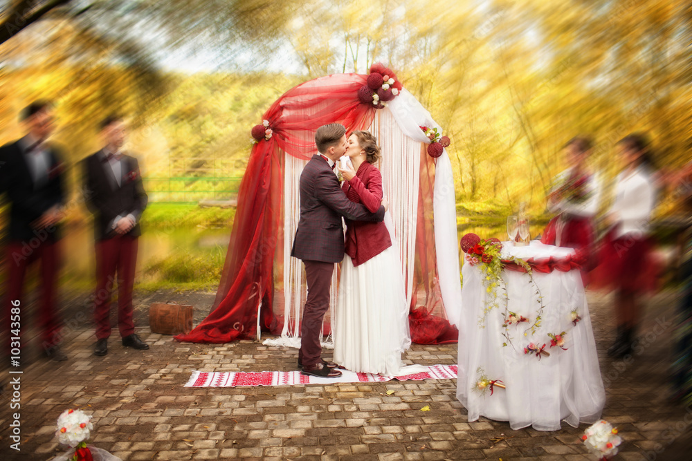 beautiful caucasian couple just married beautiful caucasian couple just married