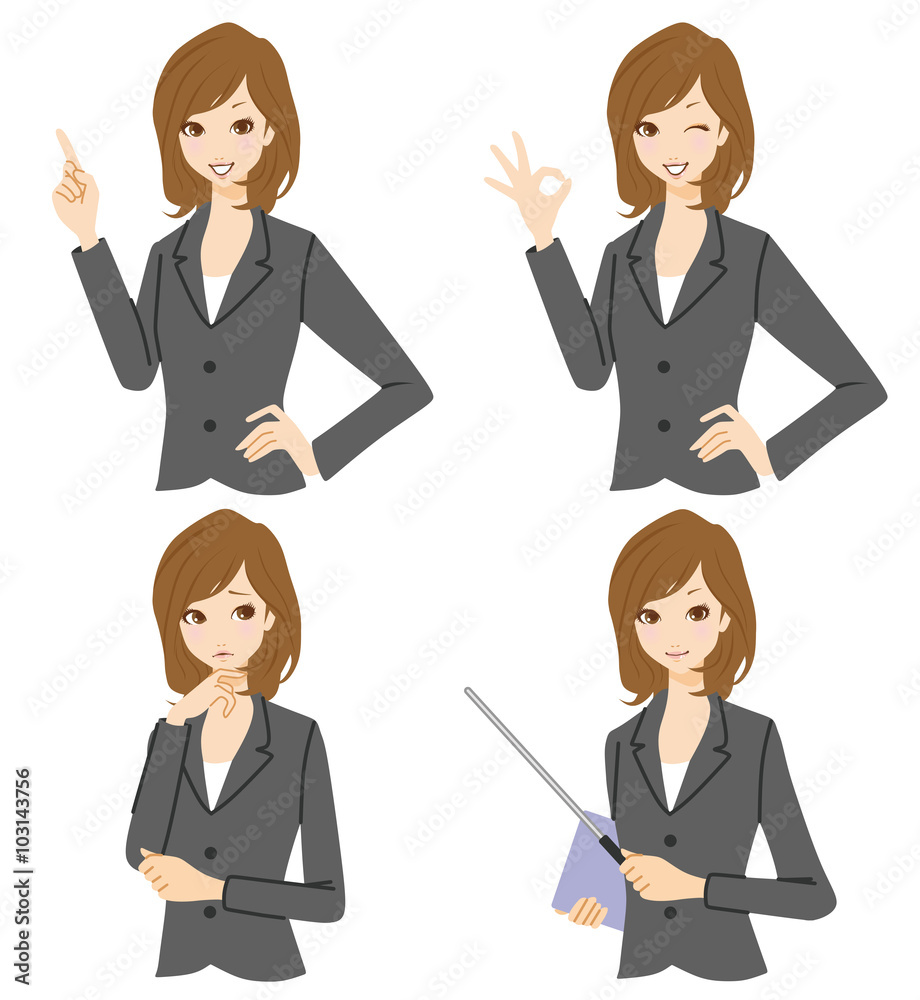 ビジネスウーマン　セット