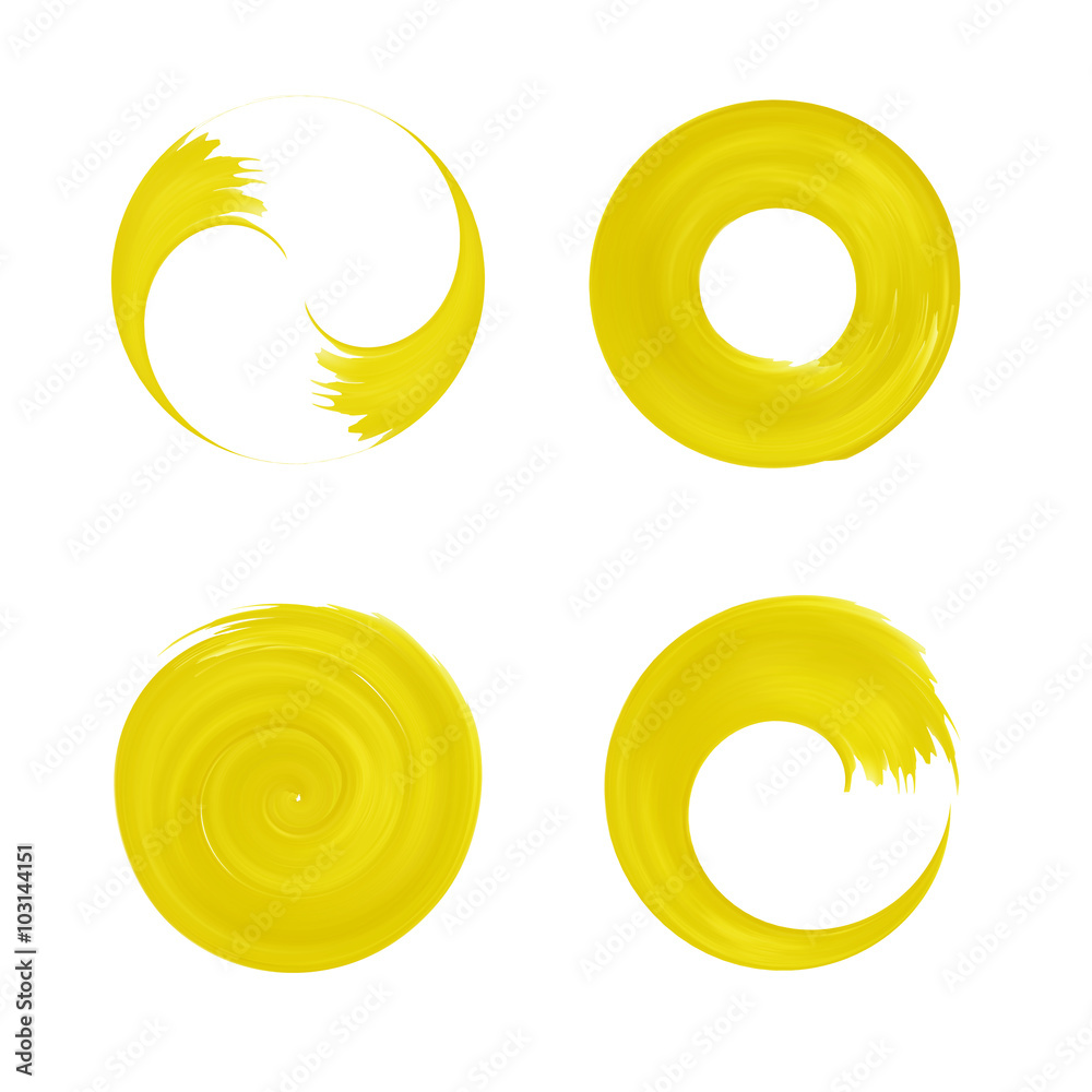 Yellow Instagram Highlight Covers Marble