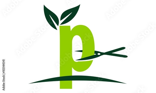 Letter P Lawn Logo