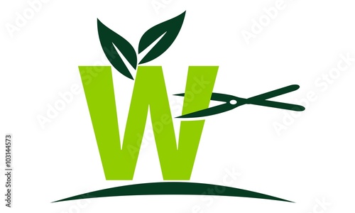 Letter W Lawn Logo