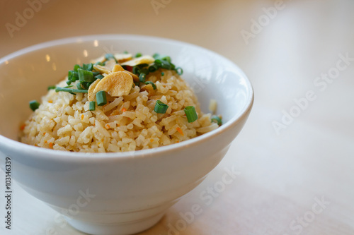 Thai garlic fried rice