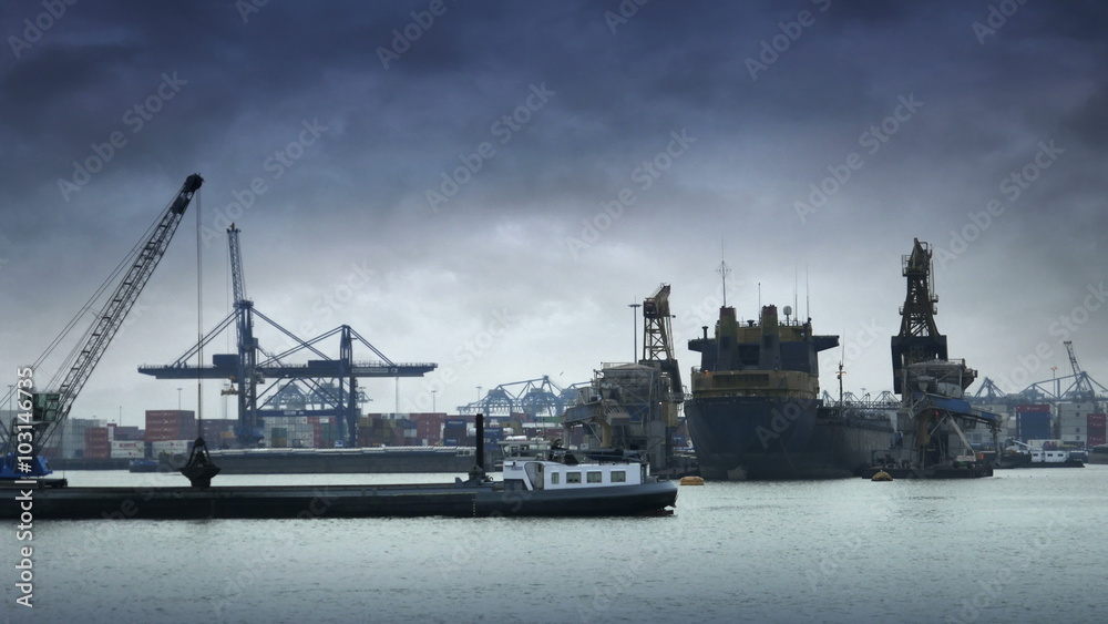 Port of Rotterdam, the Netherlands 4K Port of Rotterdam, the Netherlands 4K