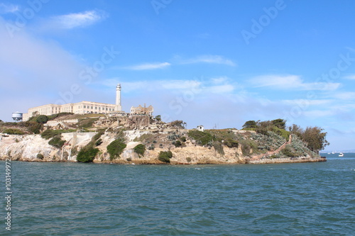 Bay View Of Alcatraz Prison 