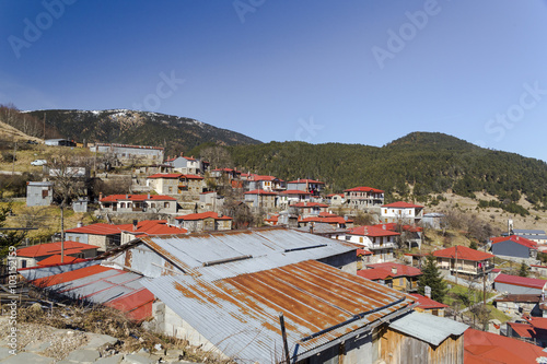 Milia Metsovou village, Ioannina perfecture Greece