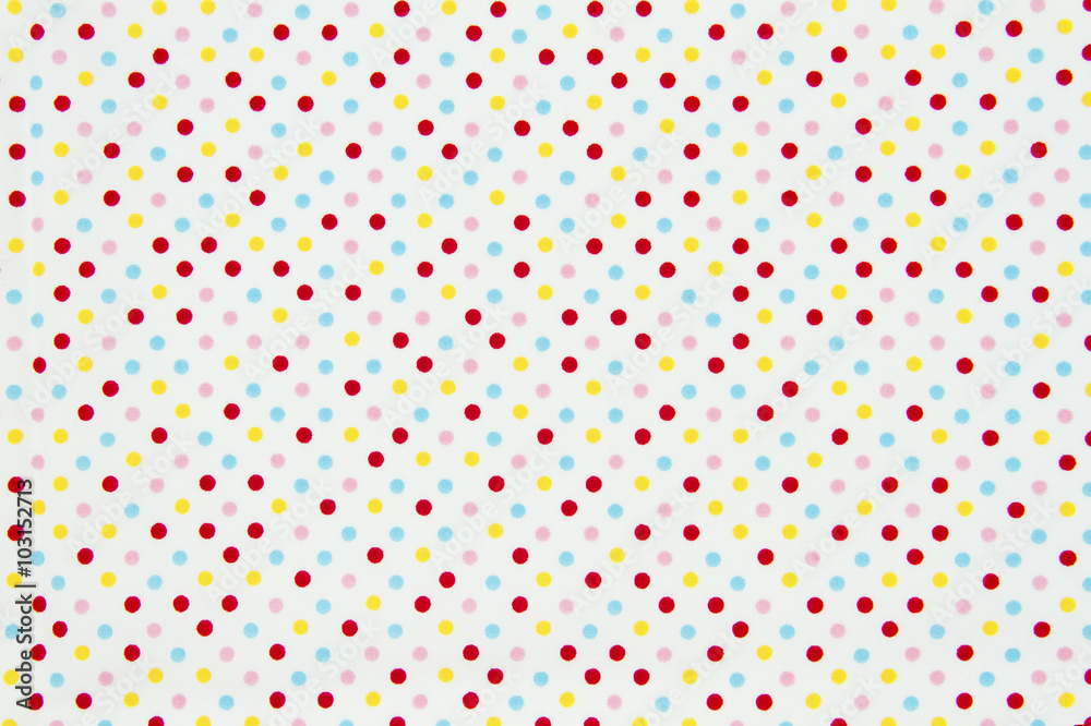 Colourful pastel polka dot pattern background