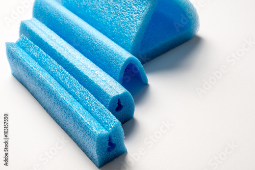 Angular of polyethylene foam.