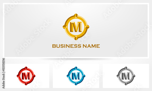 Letter M Bold Luxury Logo