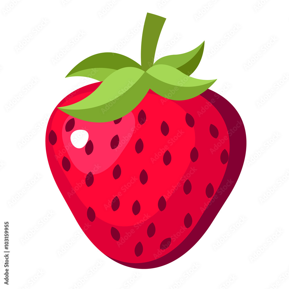 Strawberry Fruit Icon Strawberry Fruit Icon