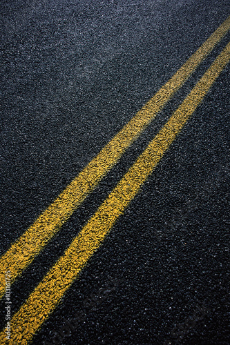 Markings on the road