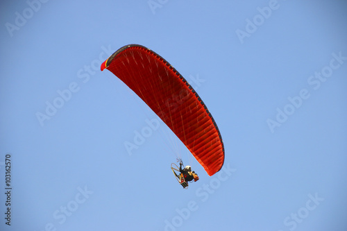 Wallpaper Mural Flying paraglider in the sky  - Stock image Torontodigital.ca