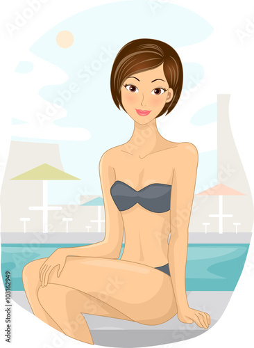 Girl Pool Lounge