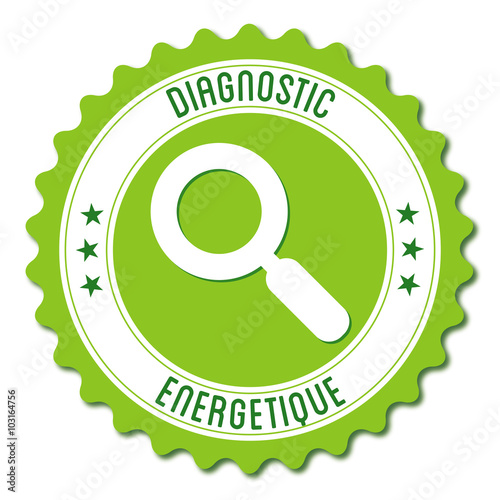 Logo diagnostic énergétique.