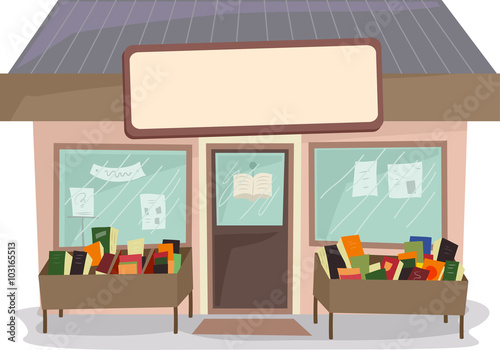 Books Sale Store Front Sign