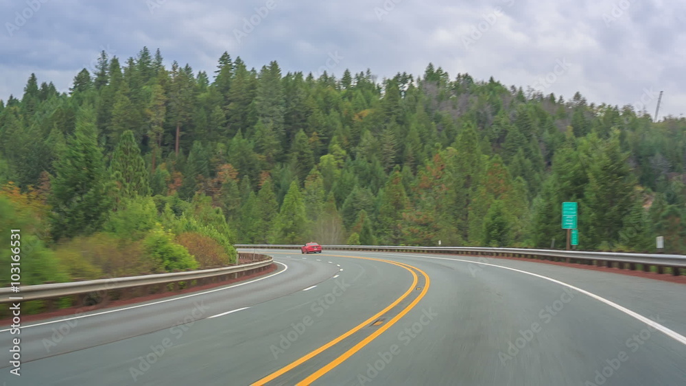 Road trip, by car on the roads of Oregon Road trip, by car on the roads of Oregon
