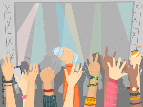 Raised Hands Concert Festival Party