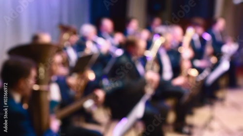 Wallpaper Mural brass band on stage Torontodigital.ca