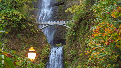 Multnomah Falls, Columbia River Gorge, Oregon, USA photo
