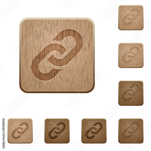 Link wooden buttons