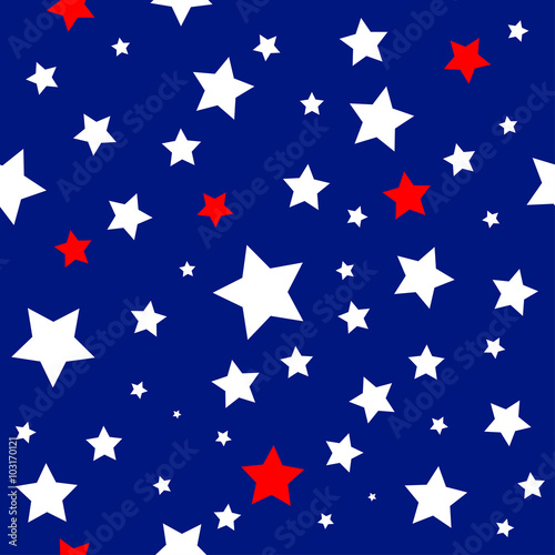 Stars USA Flag Pattern Vect...