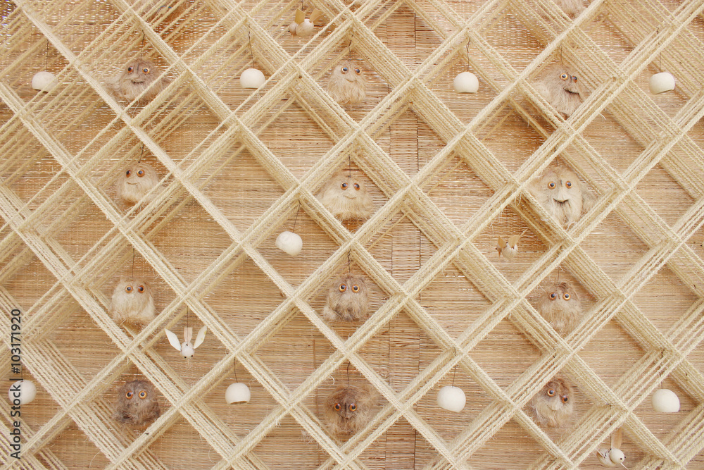 Abstract handcraft background.
