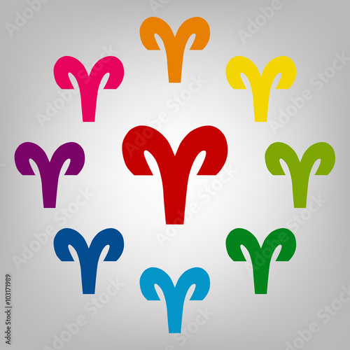 Icons colorfull set