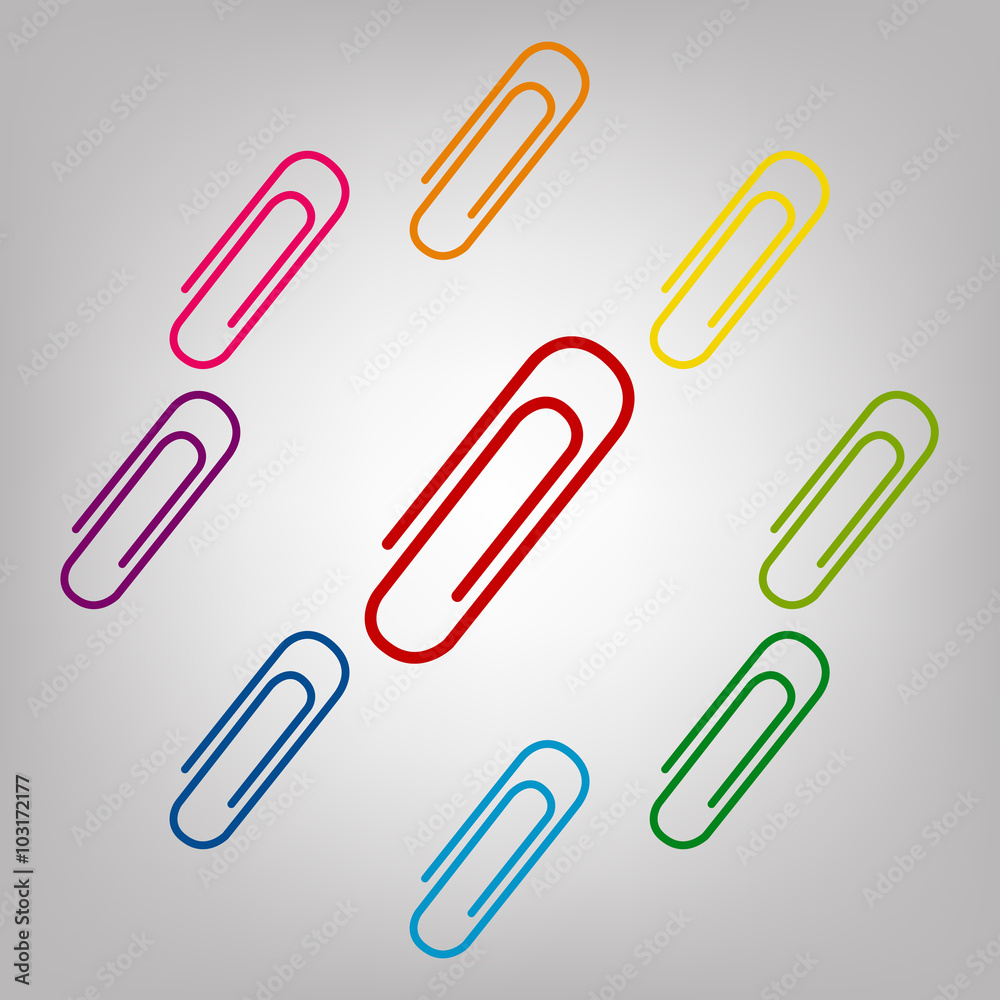 Icons colorfull set