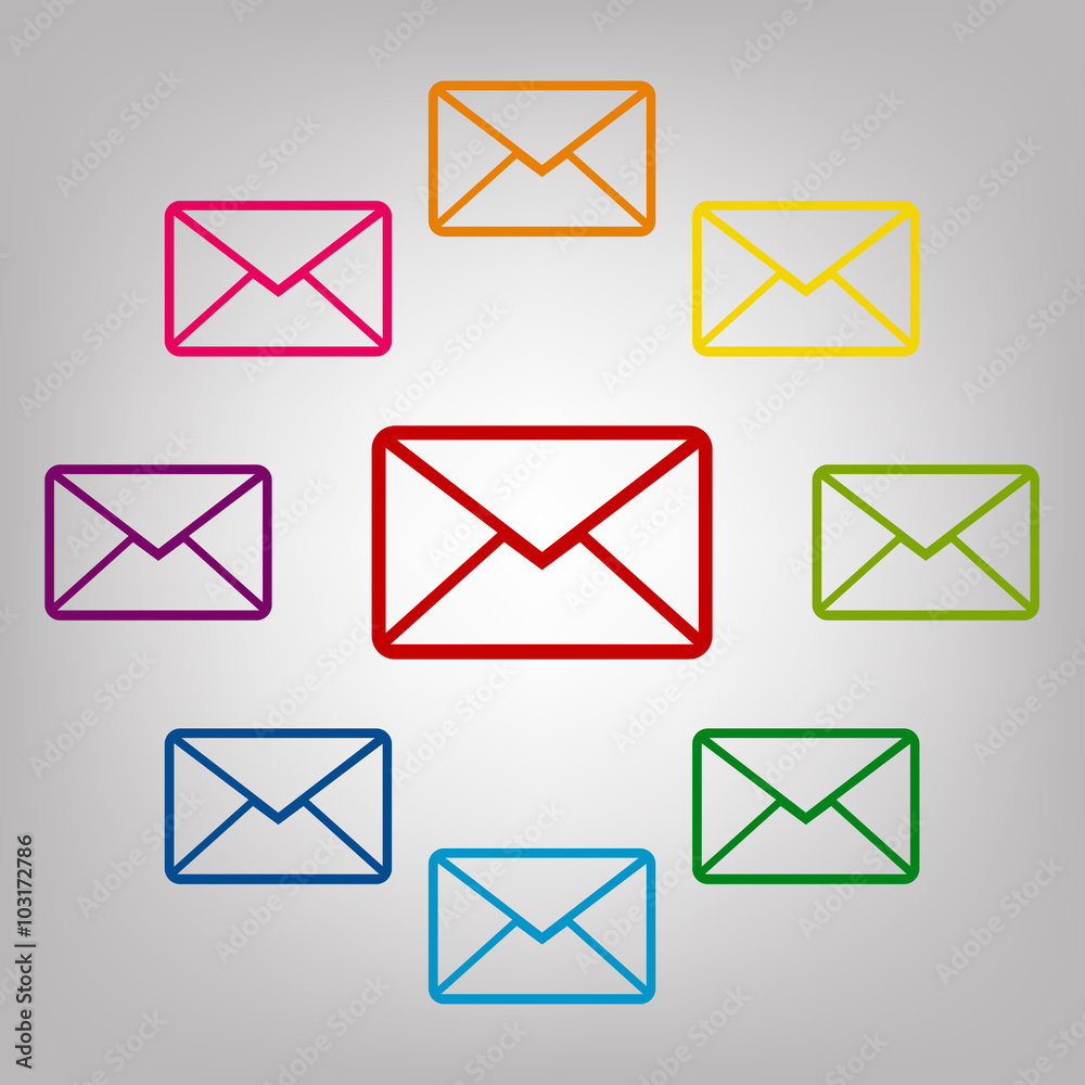 Icons colorfull set Icons colorfull set