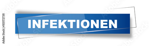 Button | Schild | Infektionen