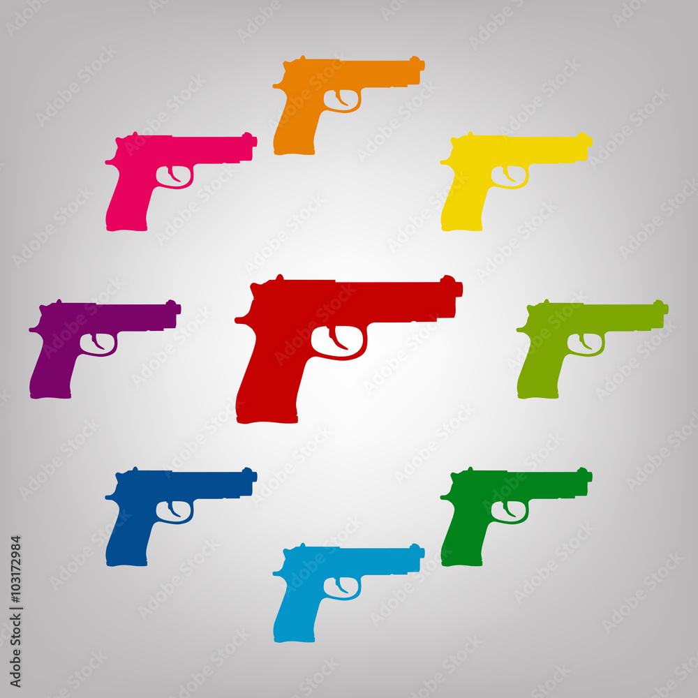 Icons colorfull set Icons colorfull set