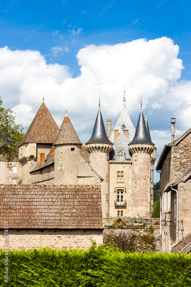 Obraz premium Chateau de la Clayette, Burgundy, France