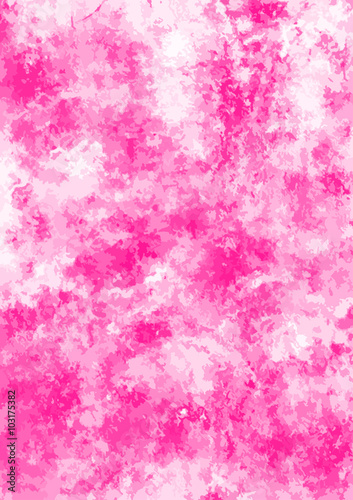 Deep pink grunge background in A4 dimensions. Pink toned blank and abstract vintage texture - Eps10 vector graphic and illustration