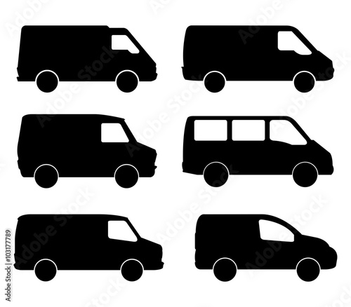 vans on white background