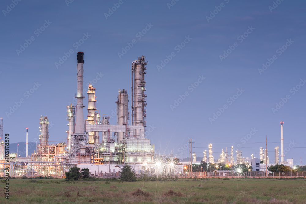 oil refinery plant