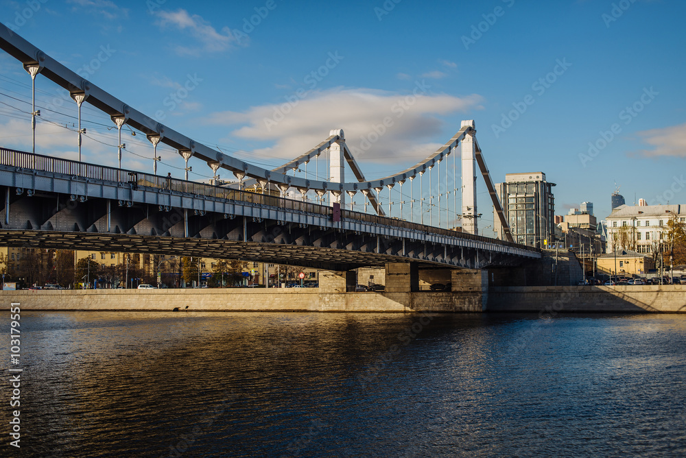 Fototapeta premium Most krymski moskwa