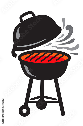 black BBQ Grill icons