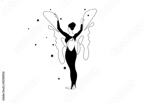 Corpo donna stilizzato