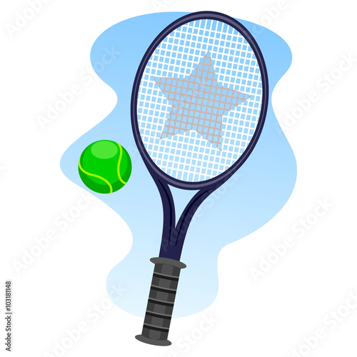 Illustration of Lawn Tennis