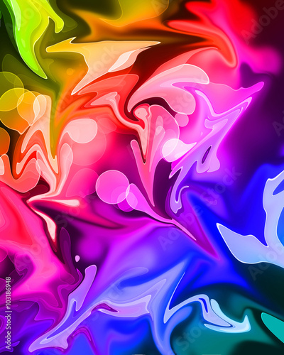 Tableau sur toile Colorful paint background