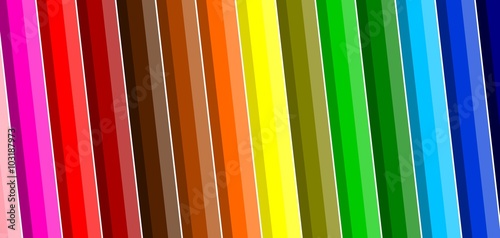 Beautiful colorful background with crayons